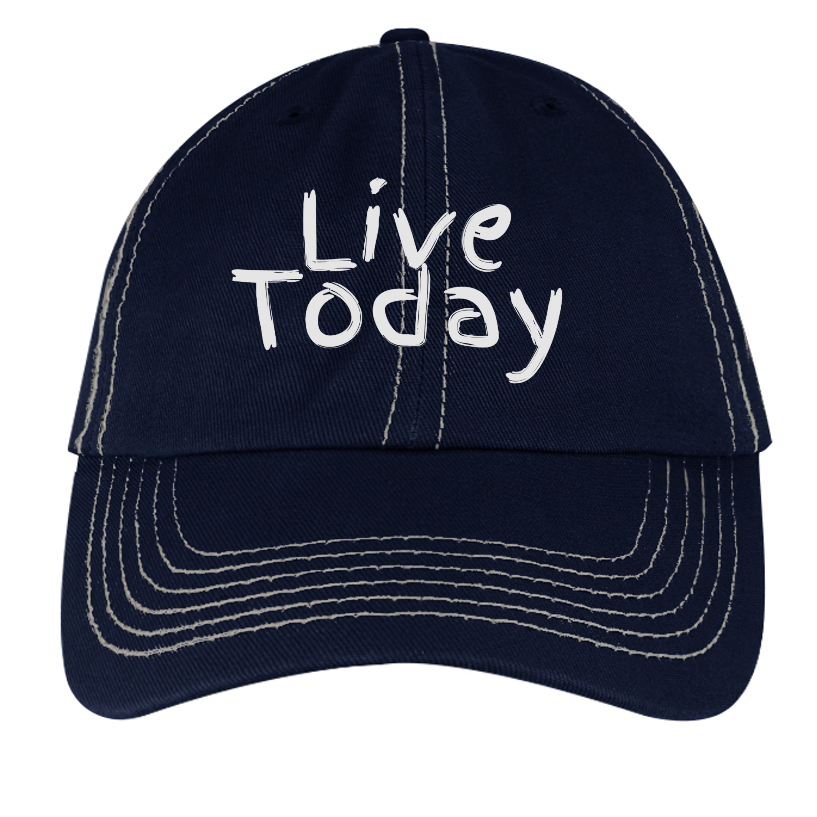Navy/ Stone Stitch - VC300A - FRONT